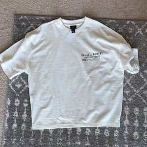 H&M White Short Sleeve Tee